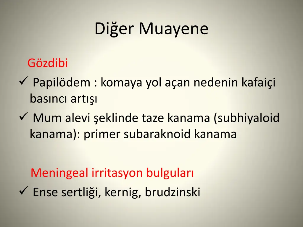 di er muayene