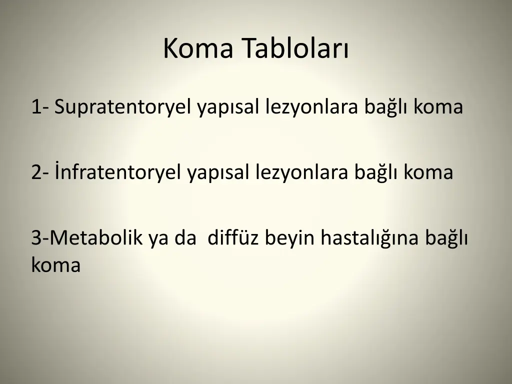 koma tablolar