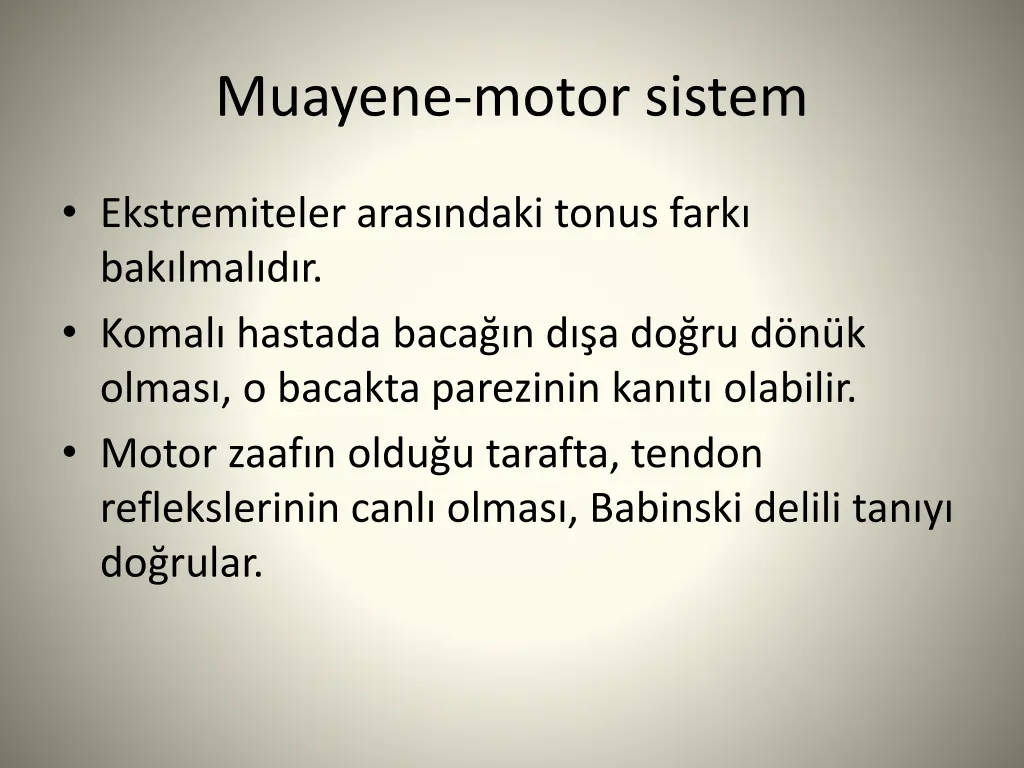 muayene motor sistem 1
