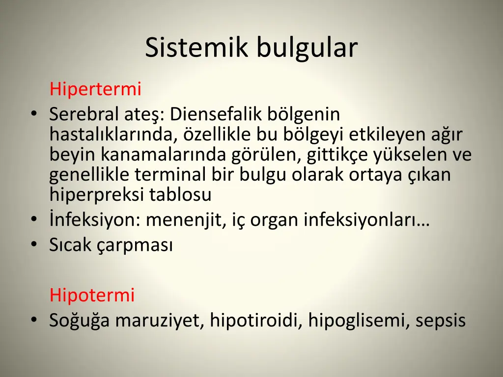 sistemik bulgular 1