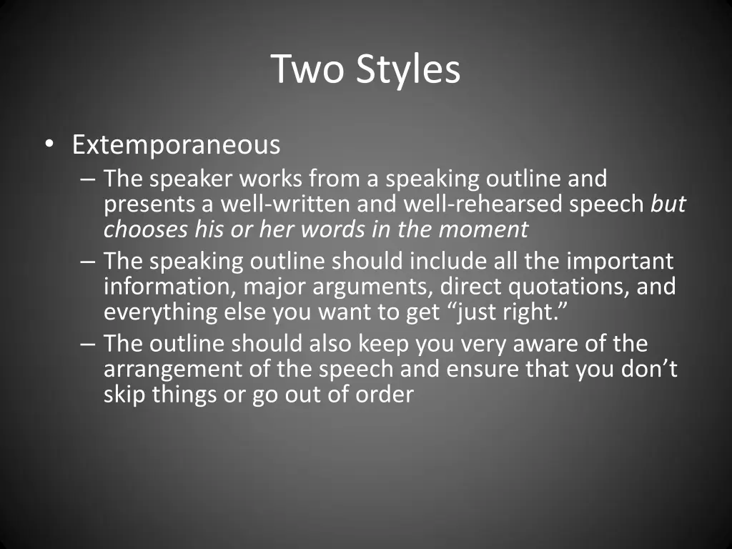 two styles 4