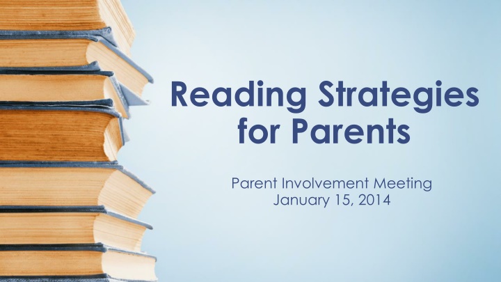 reading strategies for parents