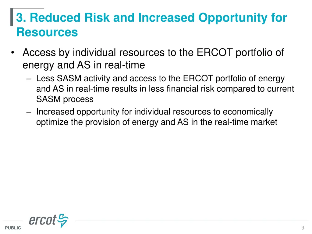 3 reduced risk and increased opportunity