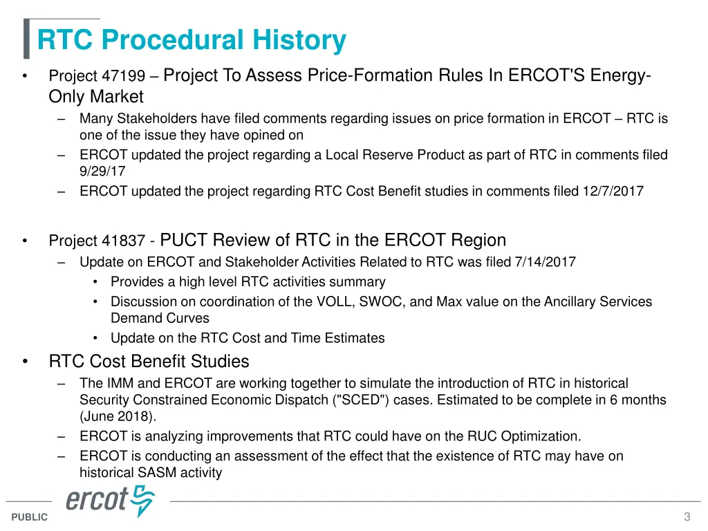 rtc procedural history 1