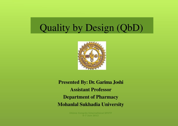 quality by design qbd