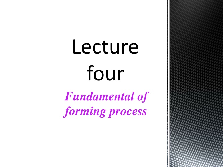 lecture four