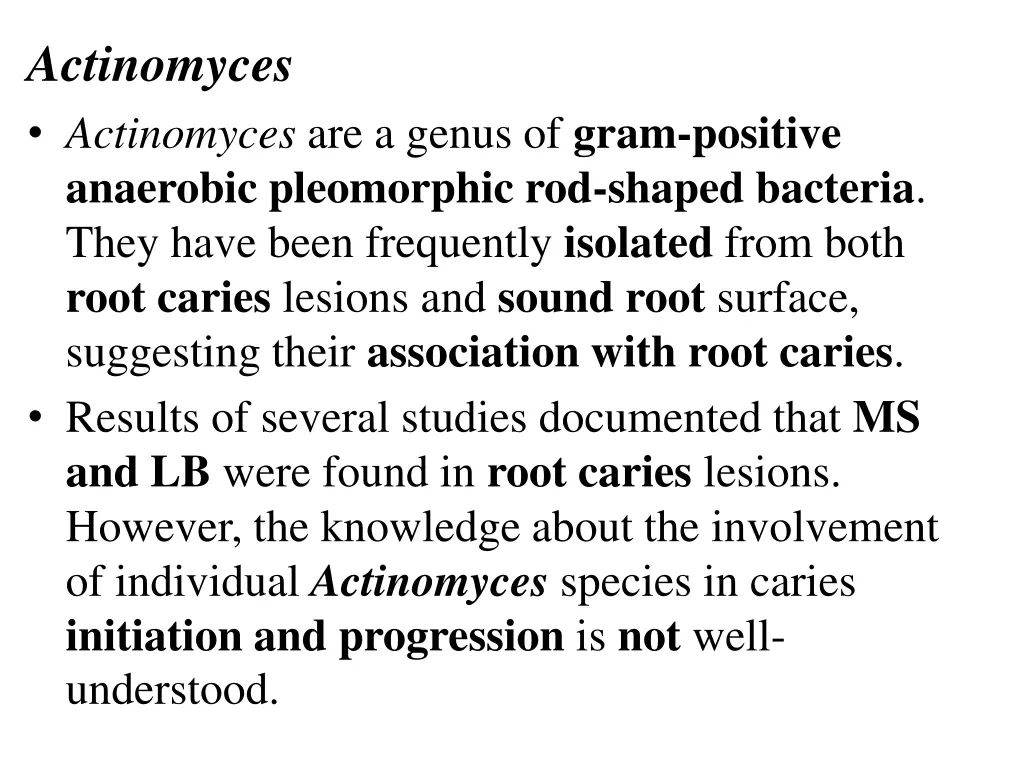 actinomyces actinomyces are a genus of gram