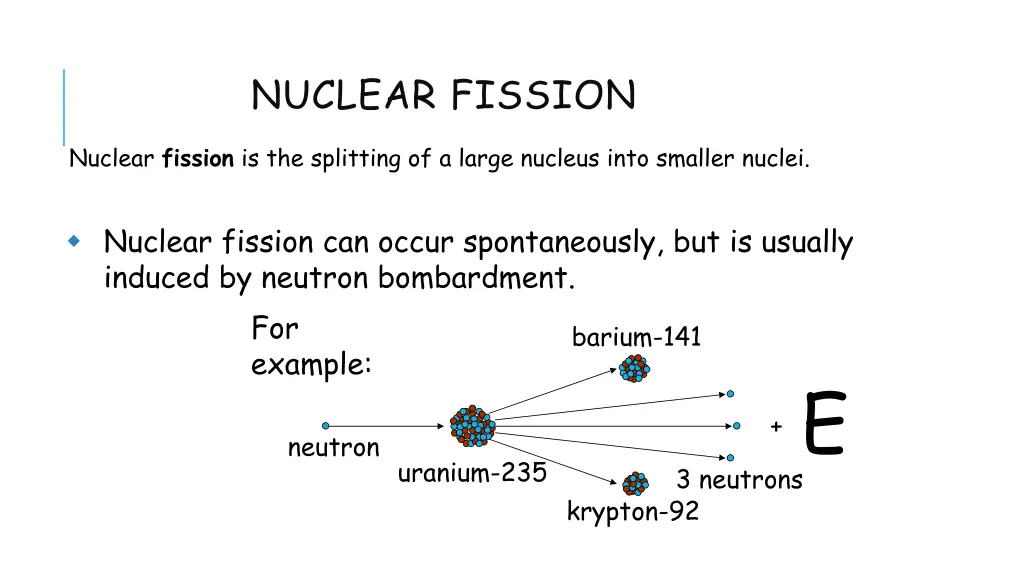nuclear fission