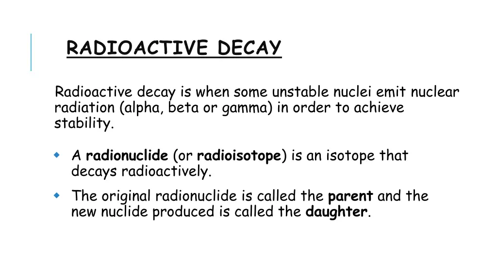 radioactive decay 1