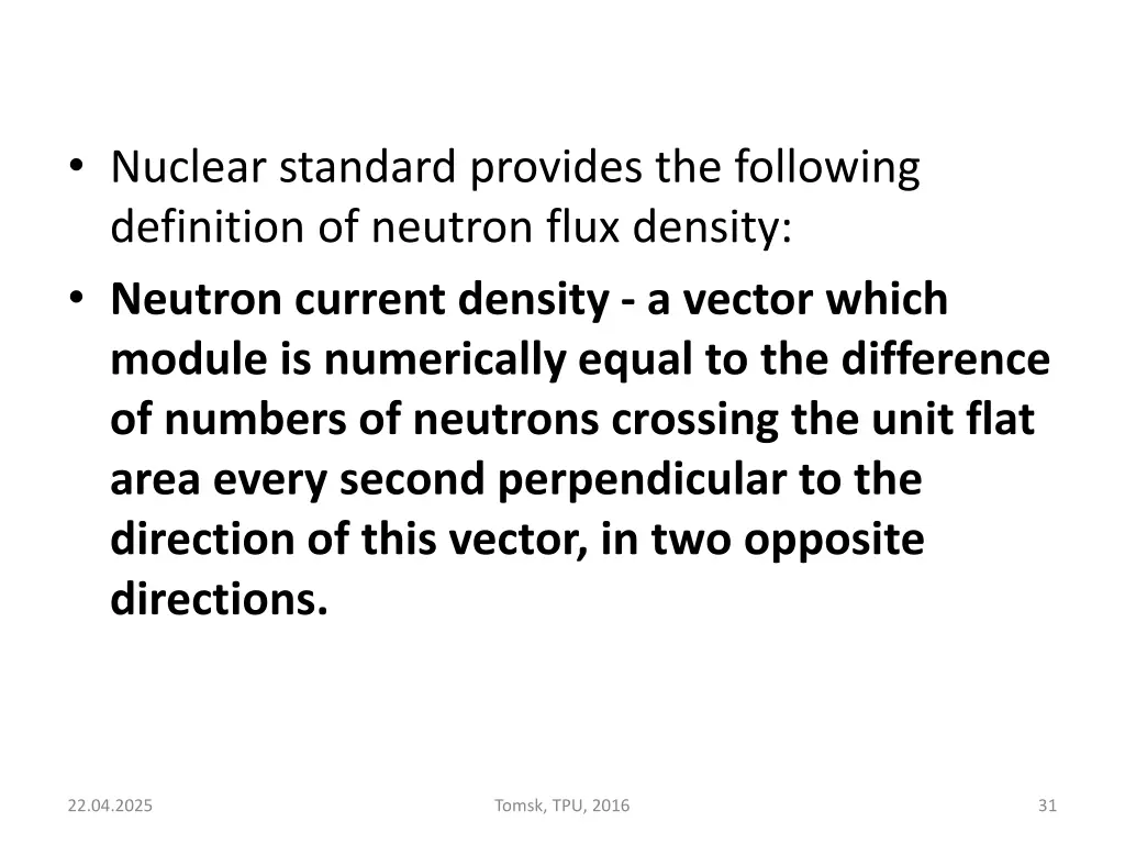 nuclear standard provides the following