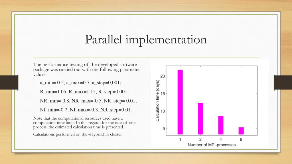 parallel implementation 1
