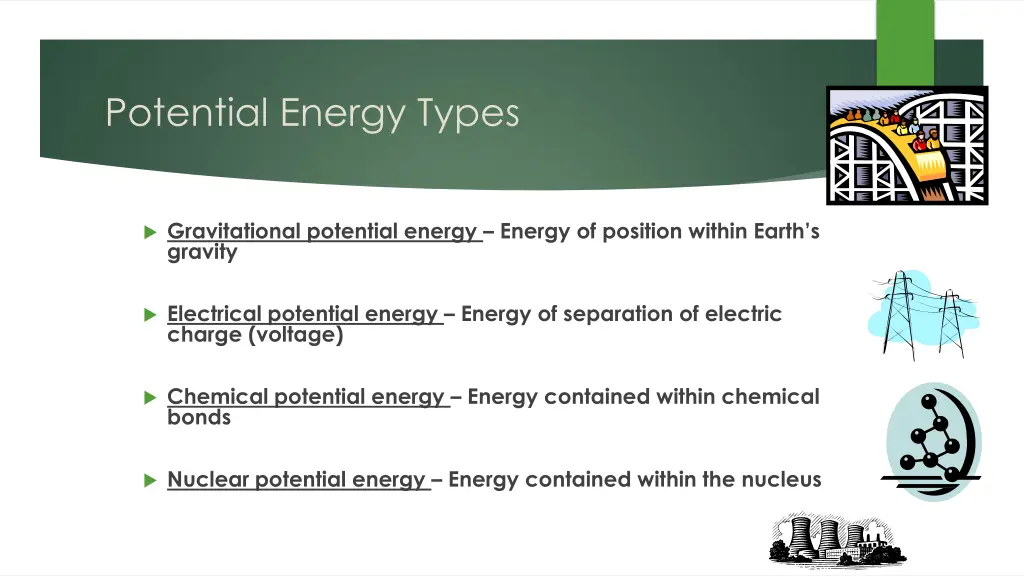 potential energy types