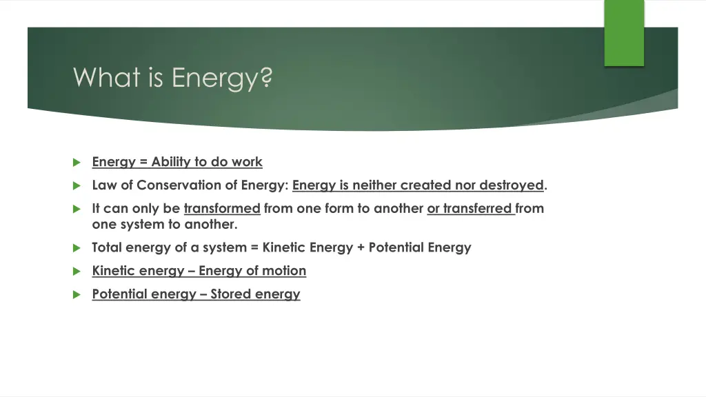 what is energy