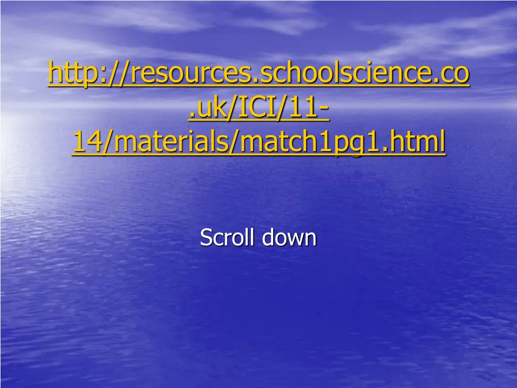 http resources schoolscience