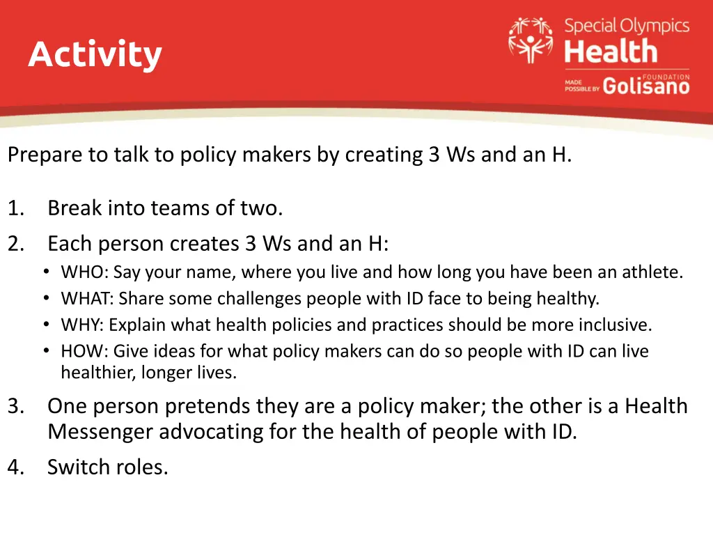 activity