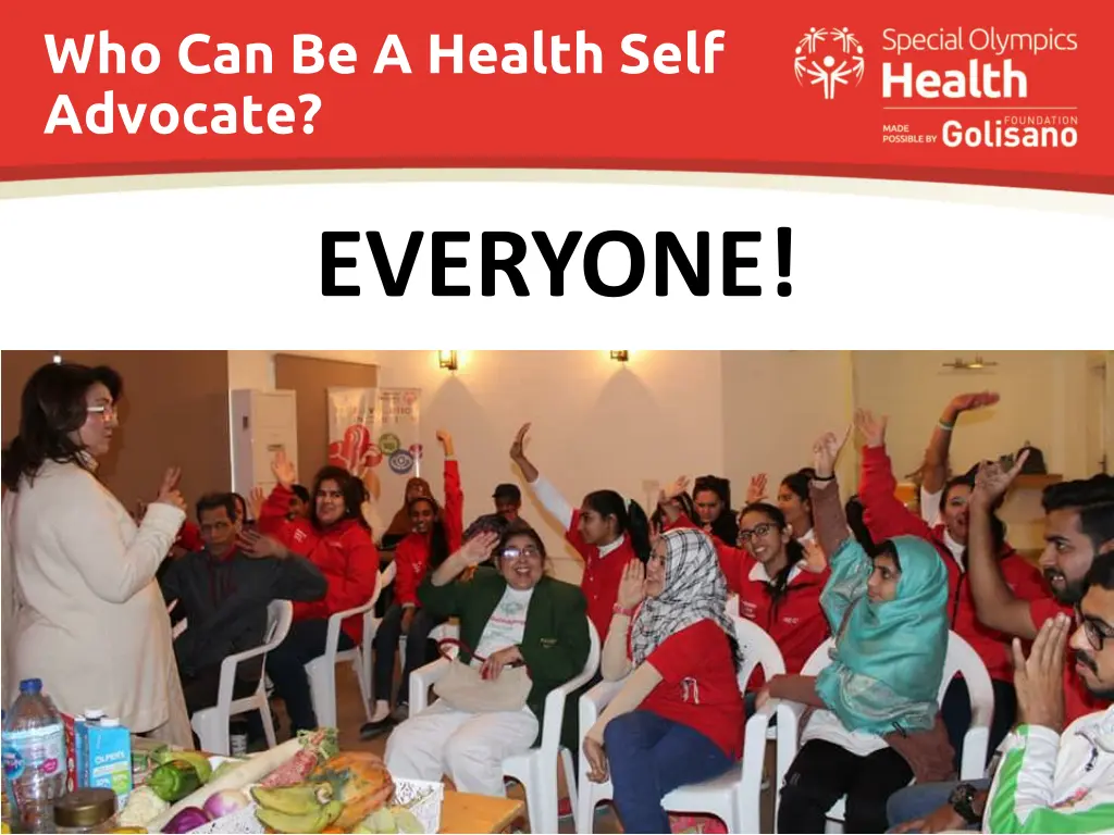 who can be a health self advocate
