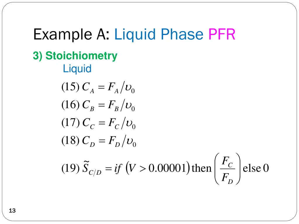 example a liquid phase pfr 3