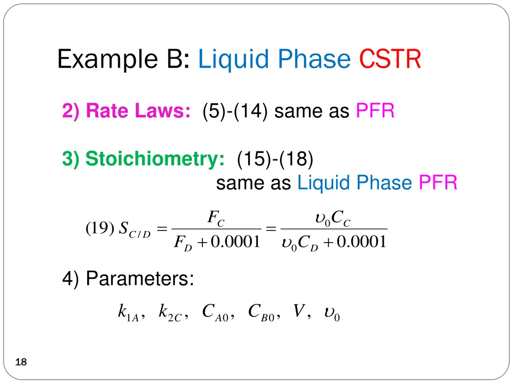 example b liquid phase cstr 2