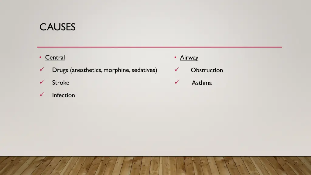 causes