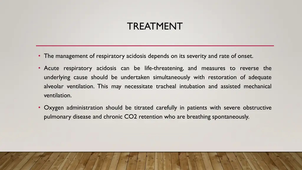 treatment