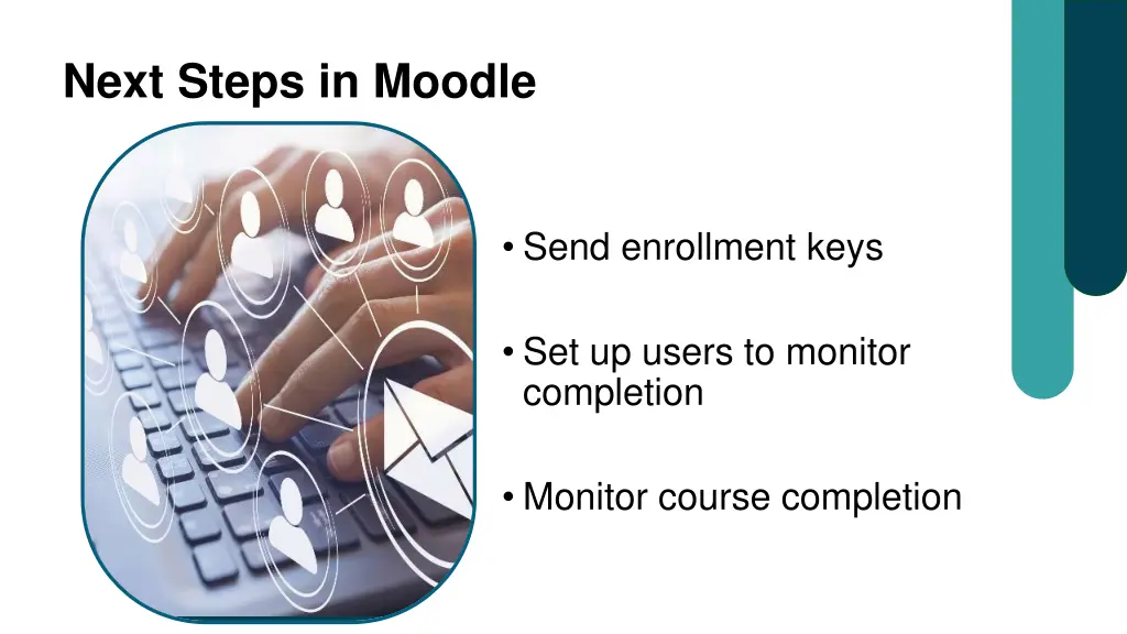 next steps in moodle