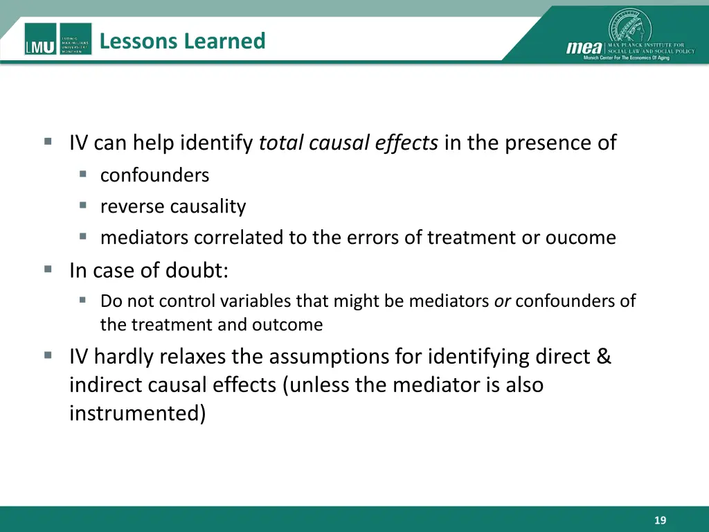 lessons learned 2