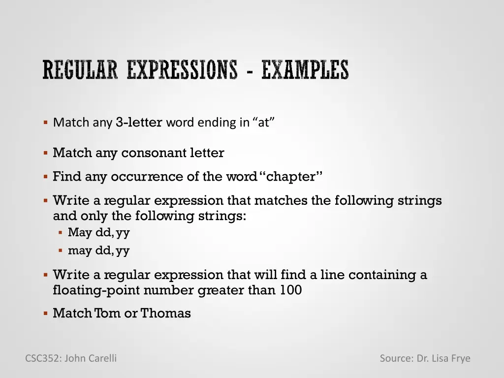 match any 3 letter word ending in at