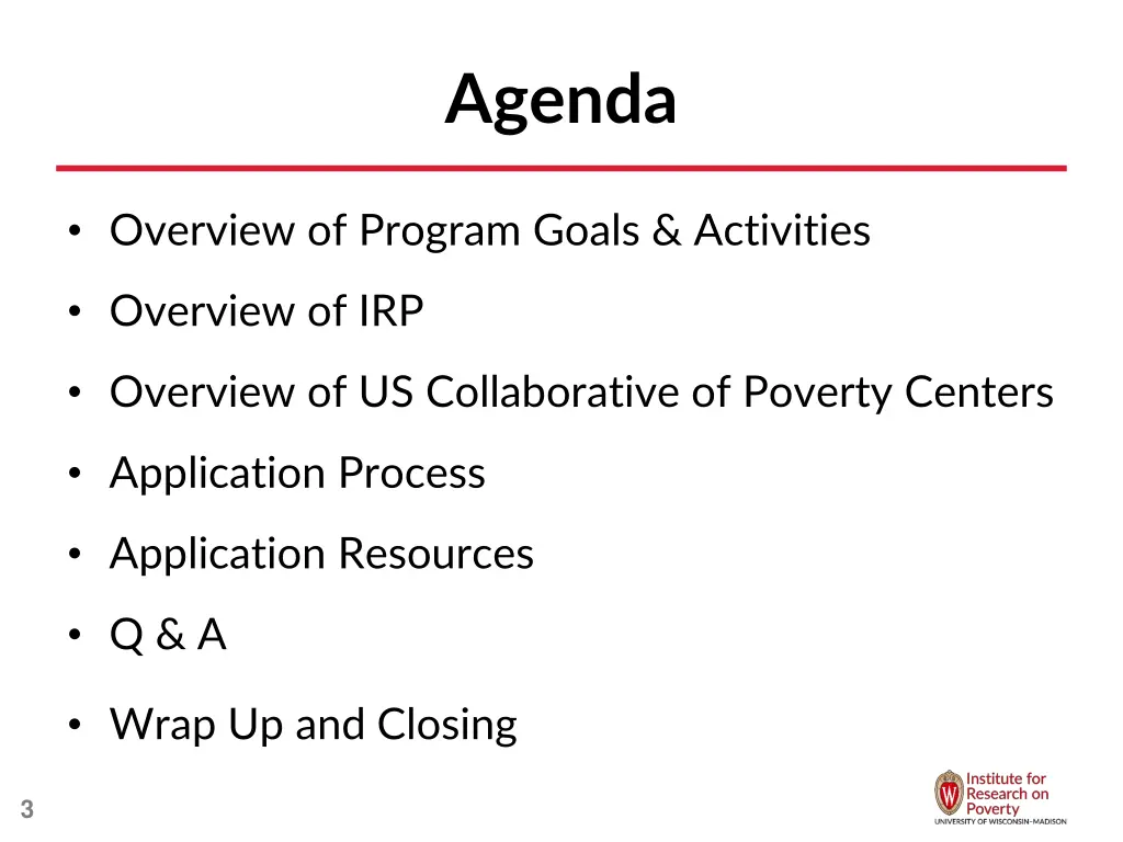 agenda
