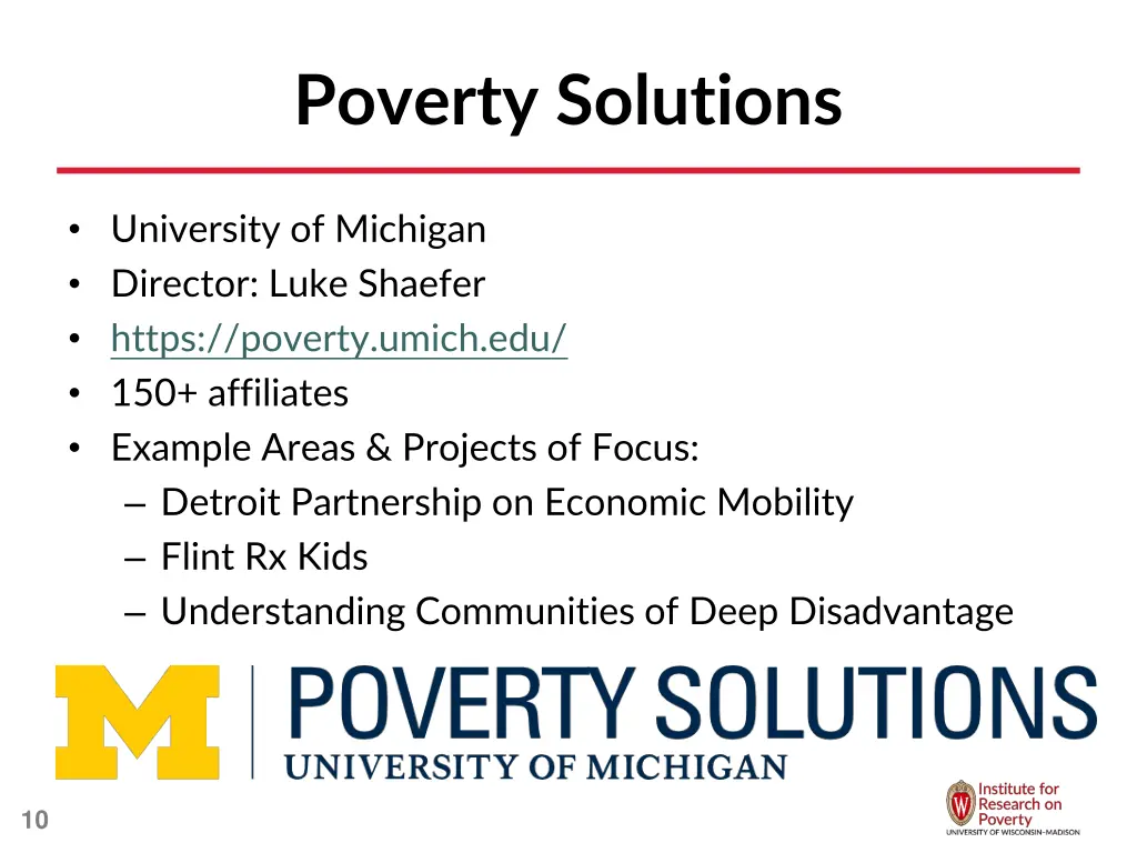 poverty solutions