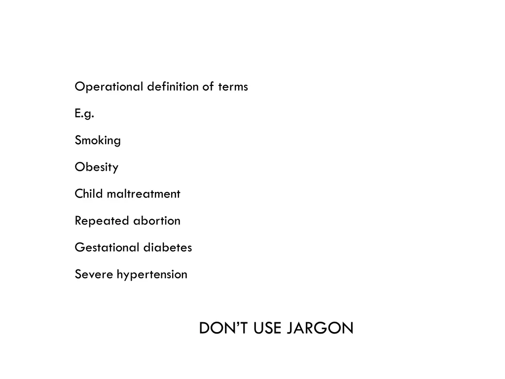 operational definition of terms