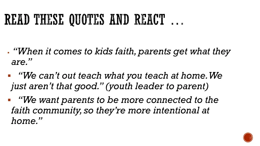 read these quotes and react