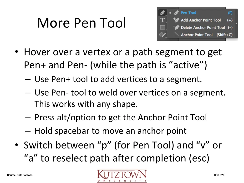 more pen tool