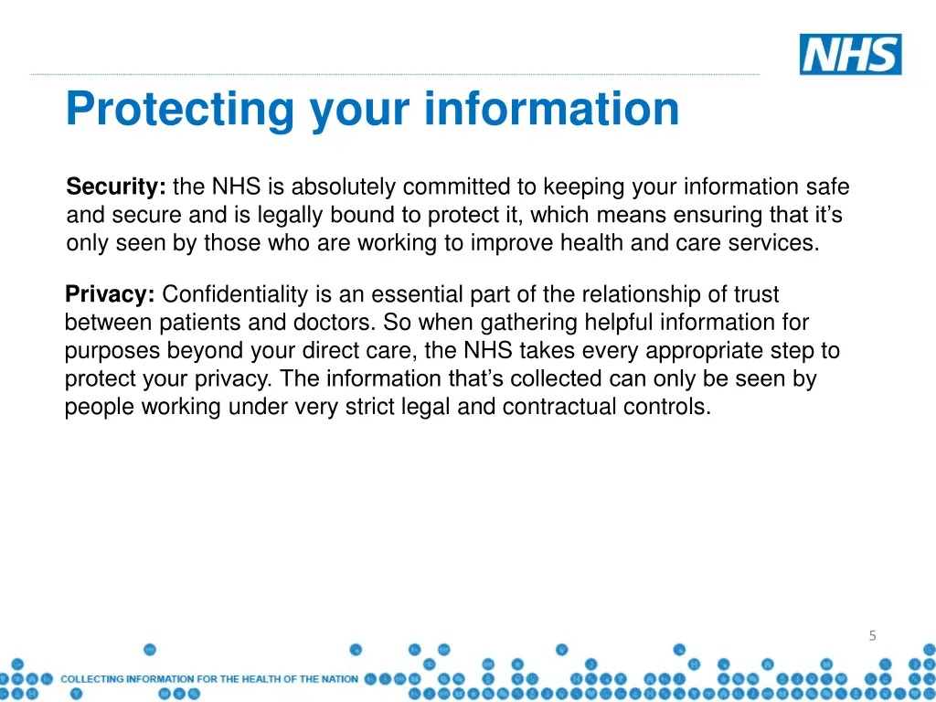 protecting your information