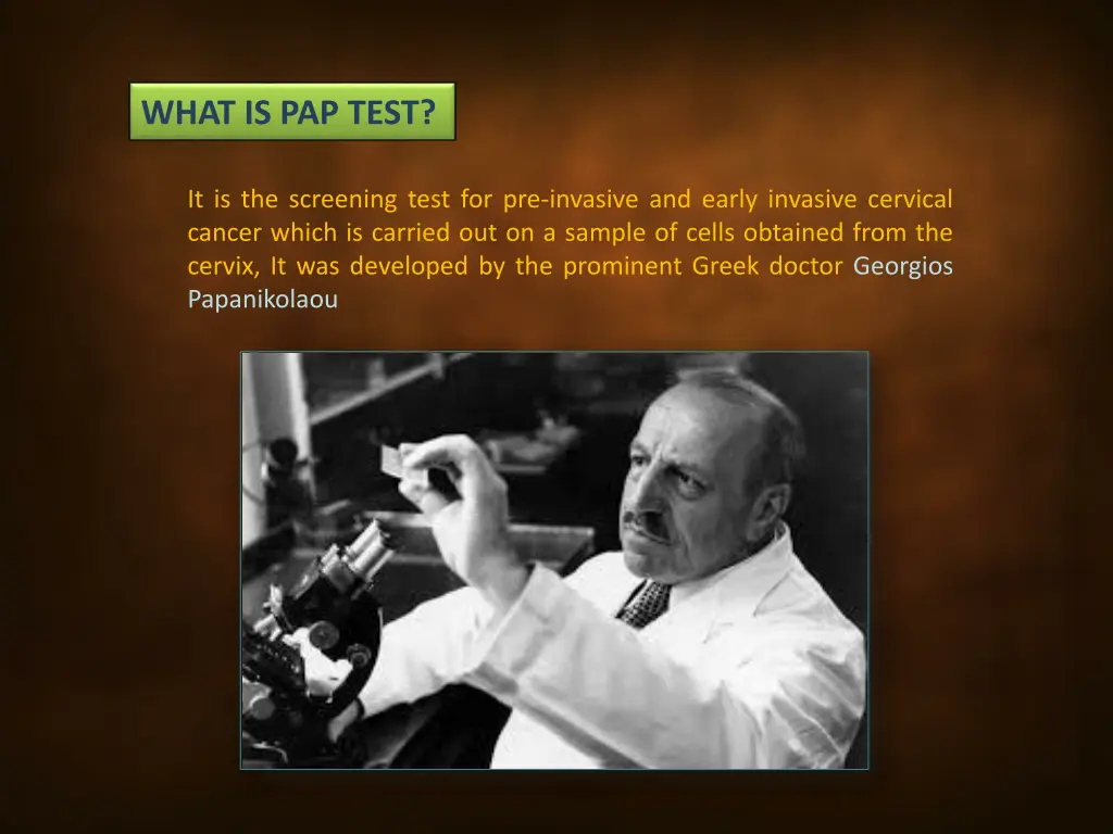 what is pap test