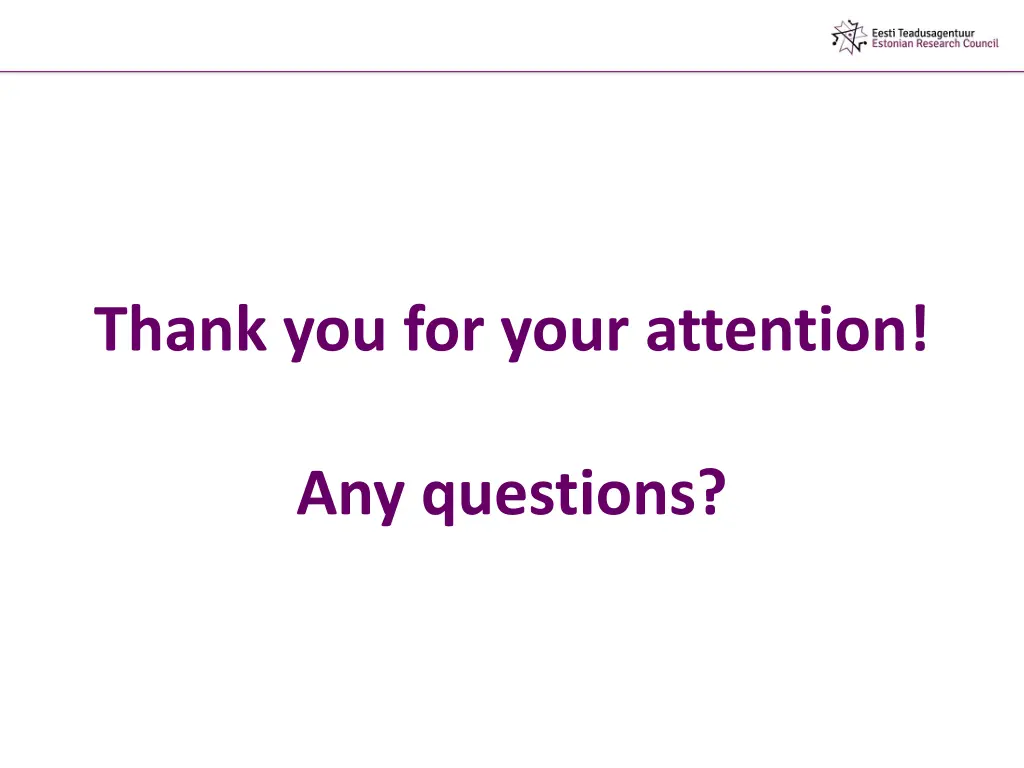 thank you for your attention