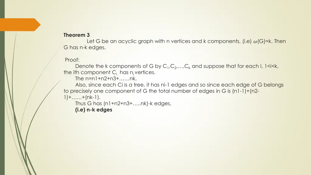 theorem 3 g has n k edges