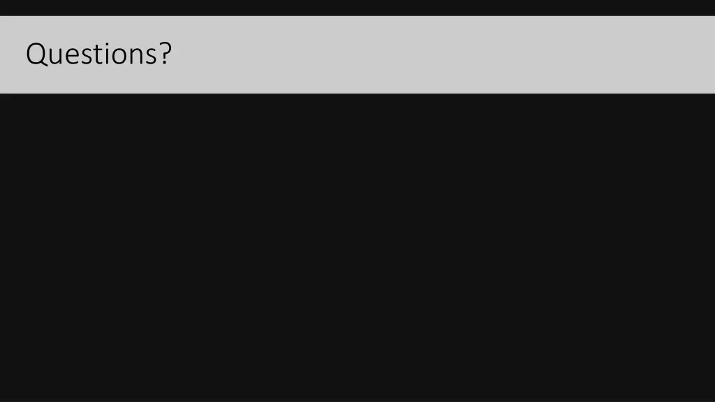 questions