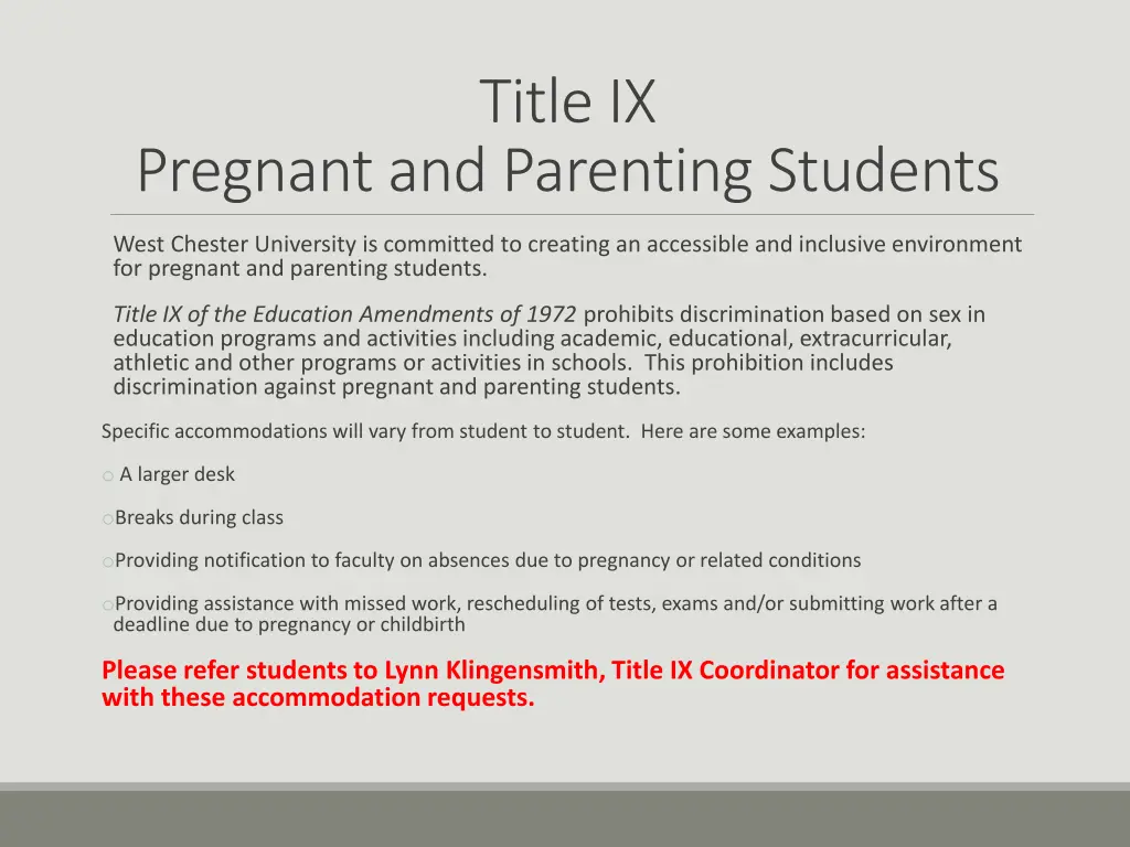 title ix