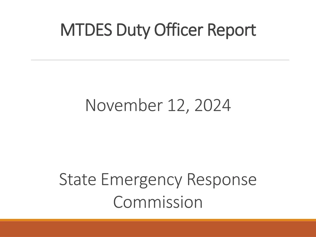 mtdes duty officer report mtdes duty officer