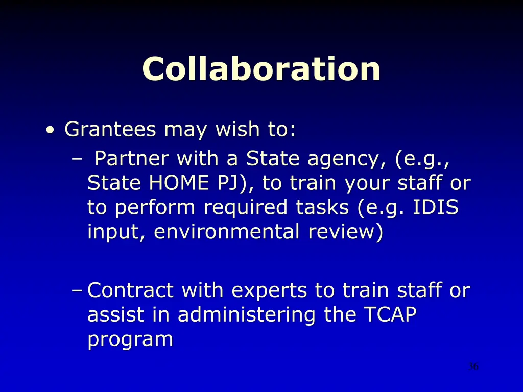 collaboration