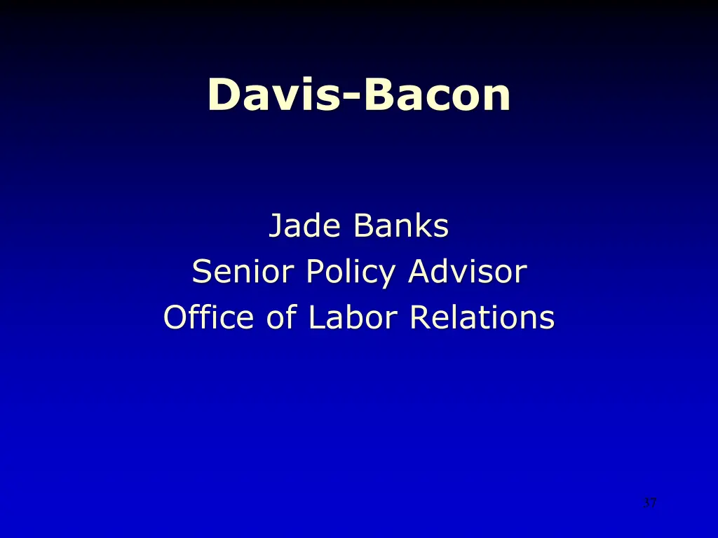 davis bacon