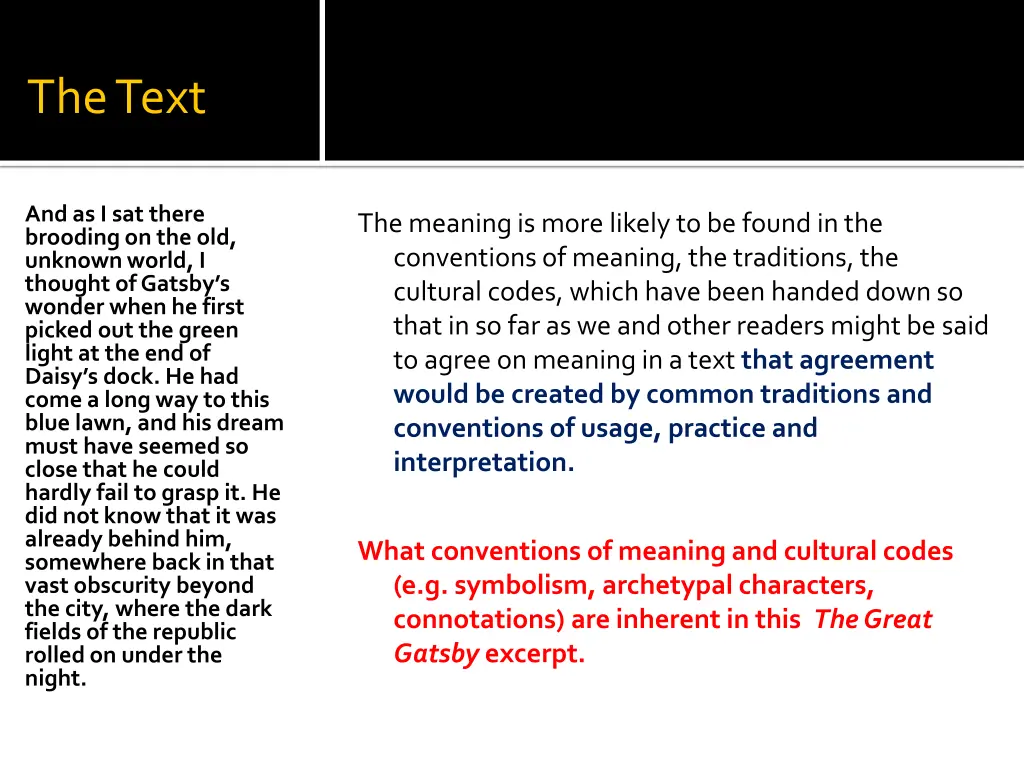 the text
