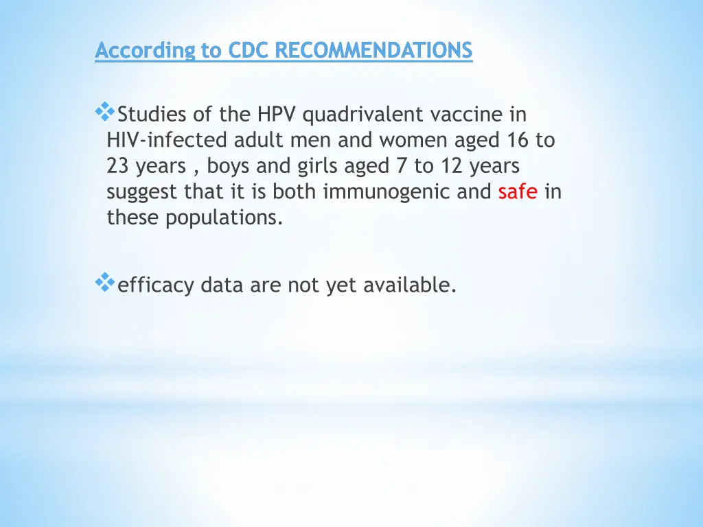 studies of the hpv quadrivalent vaccine