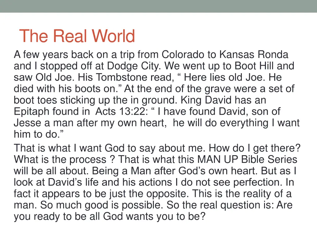 the real world a few years back on a trip from