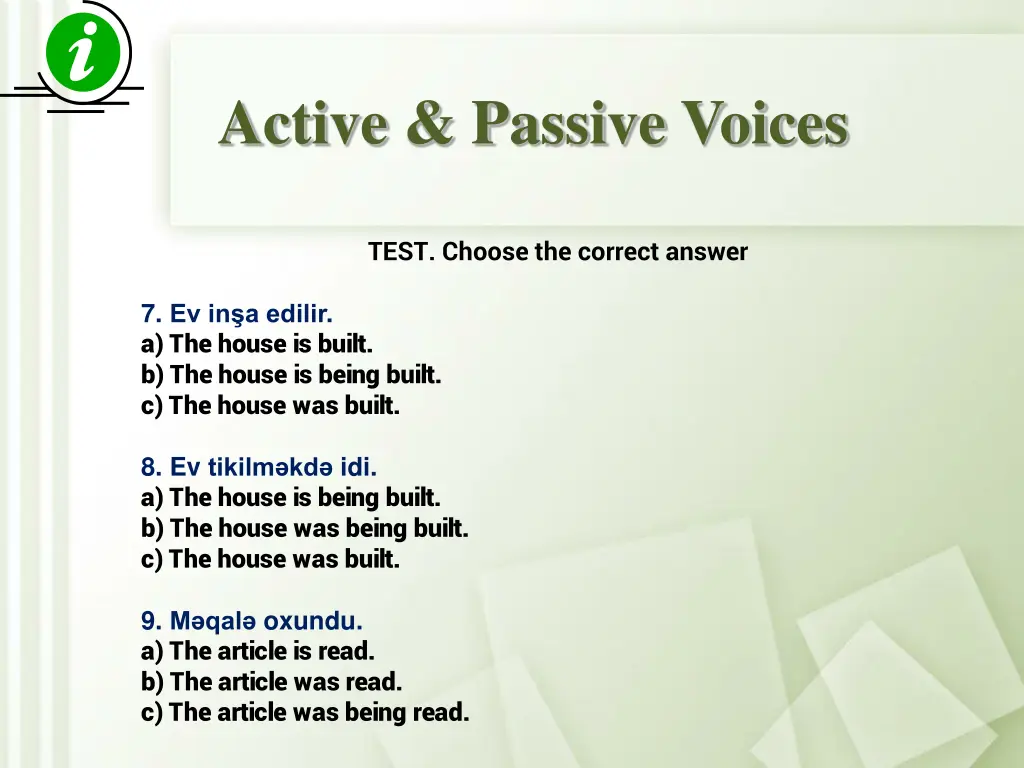active passive voices 13