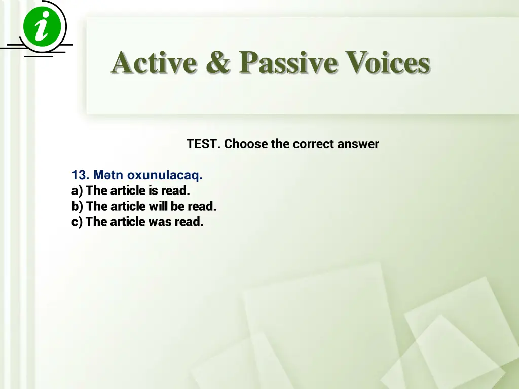 active passive voices 15