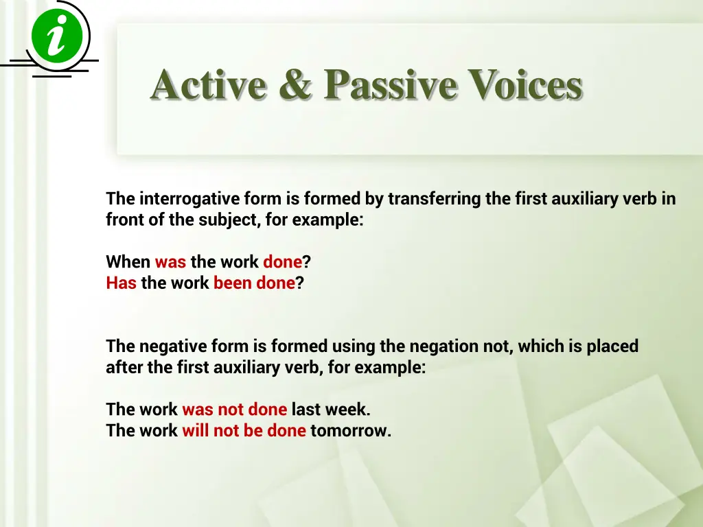 active passive voices 3