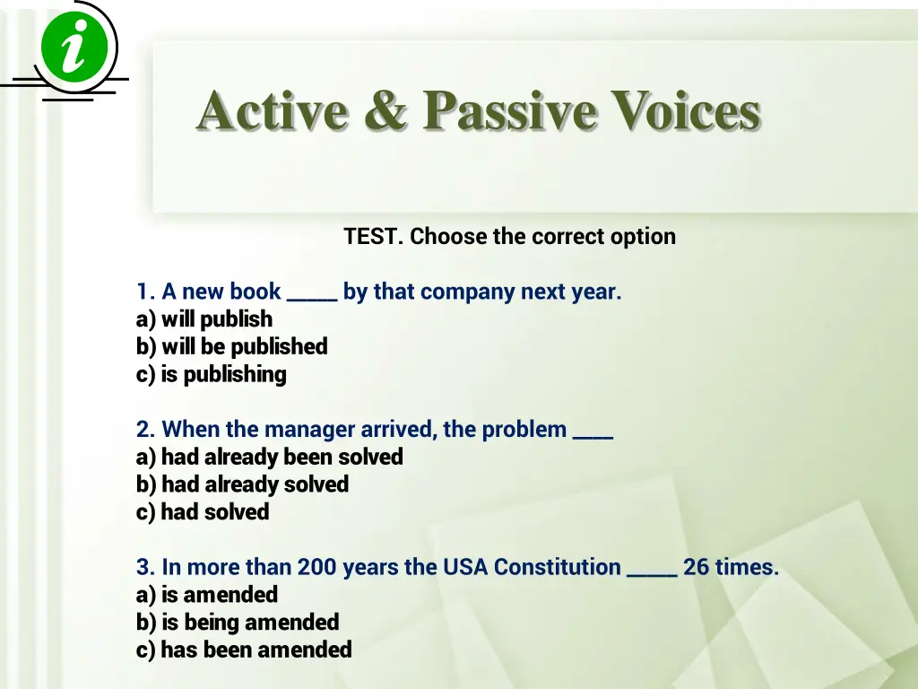active passive voices 6
