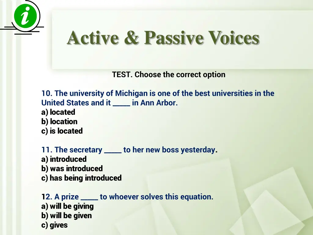 active passive voices 9