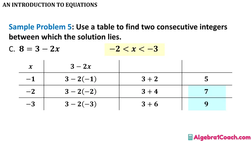 an introduction to equations 18